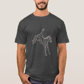 Kikkervis - transparante lijn. t-shirt (Voorkant)