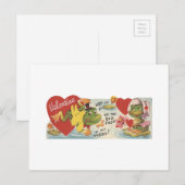 kikkervis-Valentijn Feestdagenkaart (Voorkant / Achterkant)