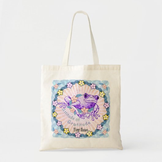 Kikkervis van Dankbaarheid Tote Bag (Voorkant)