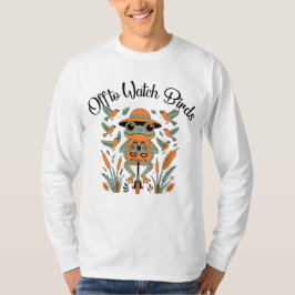 Kikkervis Vogelkijken Ontwerp T-shirt