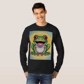 Kikkervis zachte glimlach t-shirt (Voorkant volledig)