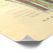 kikkervisanatomie van het bos poster (Hoek)