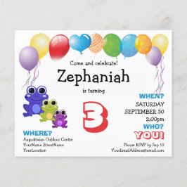 Kikkervisballonnen Kinder elke zondag