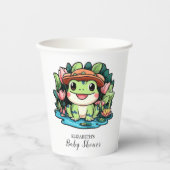 kikkervisje-Baby shower Papieren Bekers (Voorkant)