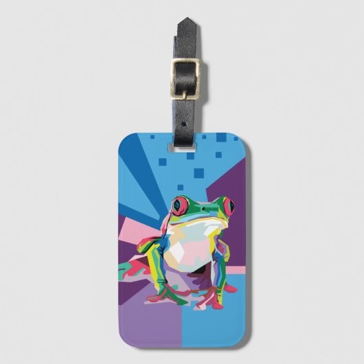 Kikkervisje Bagagelabel (Voorkant (verticaal))