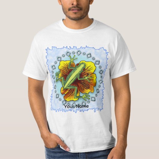 Kikkervisje Bloem T-shirt (Voorkant)
