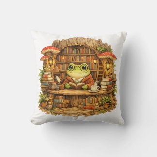 Kikkervisje Boekwinkel T-shirt | Cottagecore Kikke Kussen
