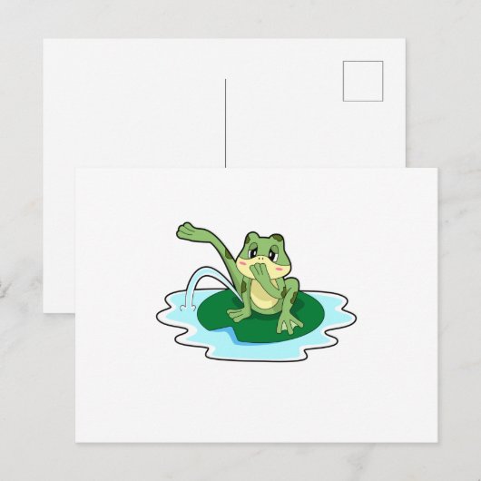 Kikkervisje Briefkaart (Voorkant / Achterkant)