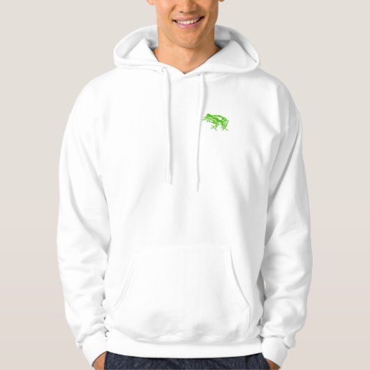 kikkervisje hoodie (Voorkant)