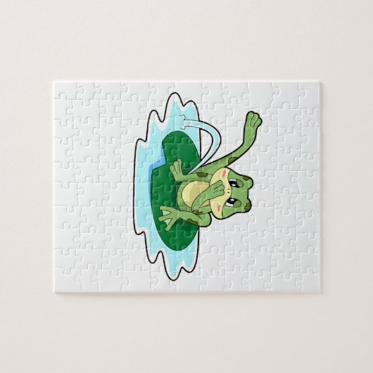 Kikkervisje Legpuzzel (Horizontaal)