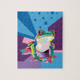 Kikkervisje Legpuzzel