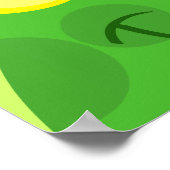 kikkervisje met een schattige cartoon poster (Hoek)