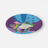 Kikkervisje Papieren Bordje (Gekanteld)