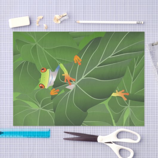 Kikkervisjes 23 decoupage, 10x15 tissuepapier (Craft)