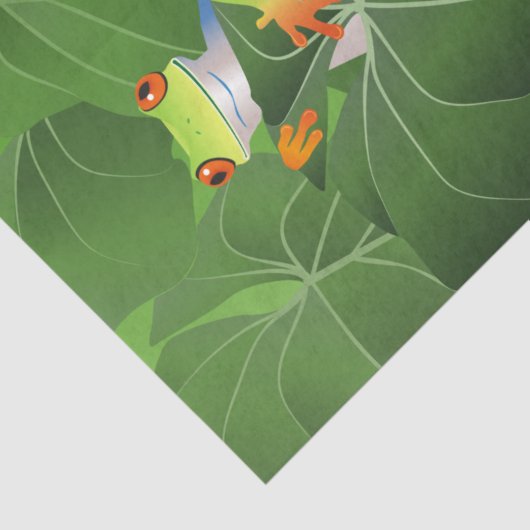 Kikkervisjes 23 decoupage, 10x15 tissuepapier (Detail)