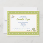 Kikkervisjes Baby shower 4.25 x 5.5, bevroren Kaart (Voorkant)