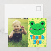 Kikkervisjes Bedankt Kikker Kleuterschool Briefkaart (Voorkant / Achterkant)