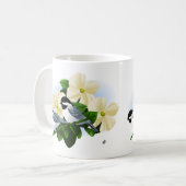 Kikkervisjes en hondenbloem koffiemok (Voorkant links)