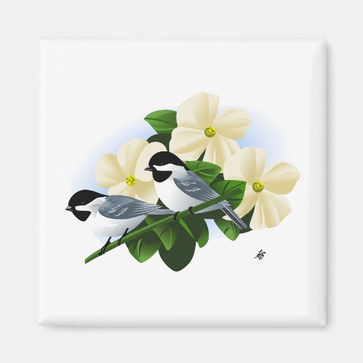 Kikkervisjes en hondenbloem magneet (Voorkant)