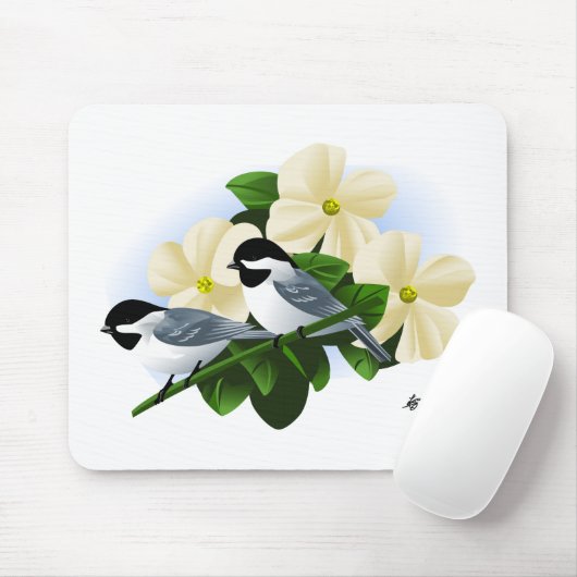 Kikkervisjes en hondenbloem muismat (Met muis)