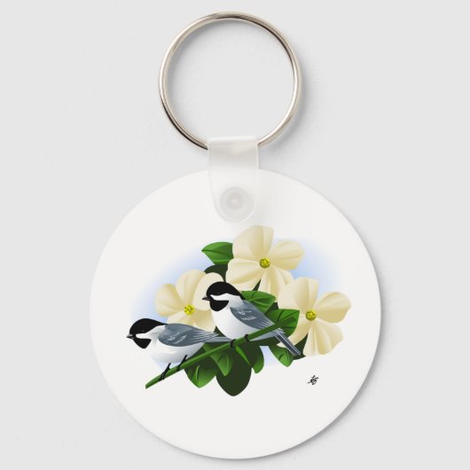 Kikkervisjes en hondenbloem sleutelhanger (Voorkant)