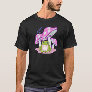 Kikkervisjes van katoenhoudend paddenstoel Bossen T-shirt