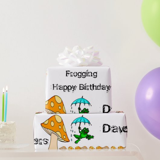 Kikkerviskamer voor het verpakken van papier (Feestgeschenken)