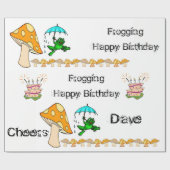 Kikkerviskamer voor het verpakken van papier (Vlak)