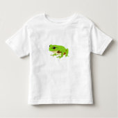 Kikkerviskkikker voor de rode bomen kinder shirts (Voorkant)