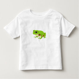 Kikkerviskkikker voor de rode bomen kinder shirts