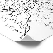 Kikkerviskleurig Poster (Hoek)