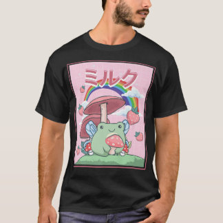 Kikkervismeester Kawaii Fairy Kikkerpaddenstoelen T-shirt