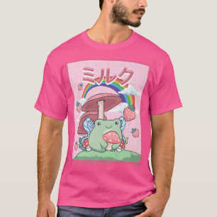Kikkervismeester Kawaii Fairy Kikkerpaddenstoelen T-shirt