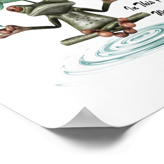 Kikkervismesterend Poster (Hoek)