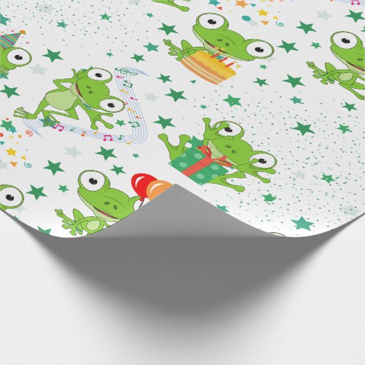 Kikkervispapier Cadeaupapier (Hoek)