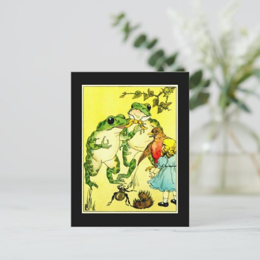 Kikkervispartij Briefkaart (Staand voorkant)