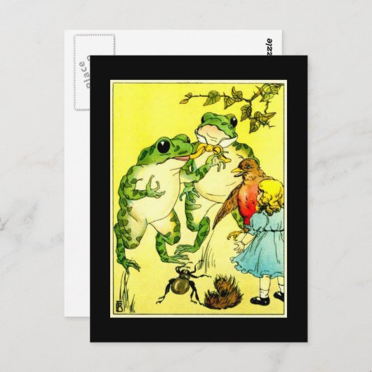 Kikkervispartij Briefkaart (Voorkant / Achterkant)