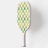 Kikkervispatroon gepersonaliseerd pickleball paddle (Links)