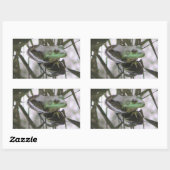 Kikkervissenticker Rechthoekige Sticker (Vel)