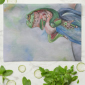 Kikkervissentrektedoek 40,6 cm x 61 cm theedoek (Gevouwen)