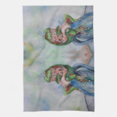 Kikkervissentrektedoek 40,6 cm x 61 cm theedoek (Verticaal)