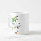 Kikkervogel nooit opgeven koffiemok (Voorkant links)