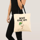 Kikkervogel nooit opgeven tote bag (Voorkant (product))