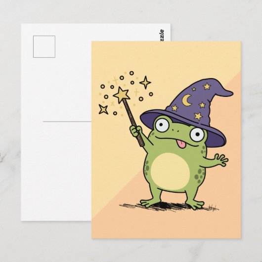 Kikkervolgelspreukenuitvoerder Briefkaart (Voorkant / Achterkant)