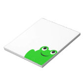 Kikkervormig ontwerp notitieblok (Linkerzijde)