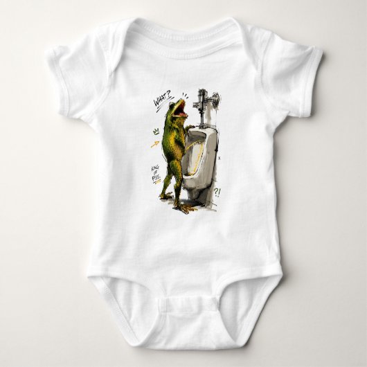 Kikkervorst Badkamer Humor Romper (Voorkant)