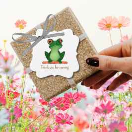 Kikkervorst Favor Tag Bedankjes Labels