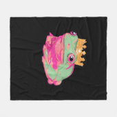 Kikkervorst Funky Meme Klassieke Stijl Fleece Deken (Voorkant (Horizontaal))