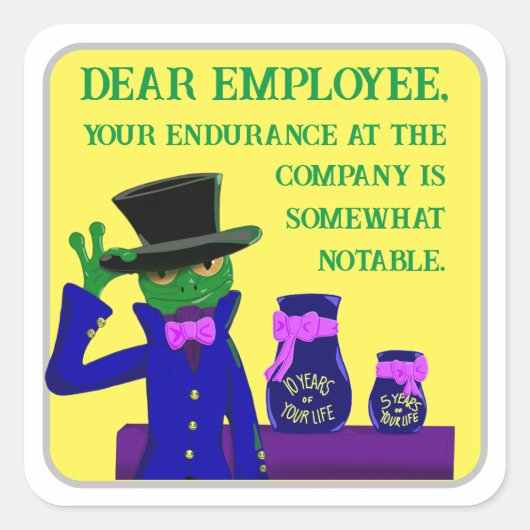 Kikkerwerk Jubileum Sticker (Voorkant)