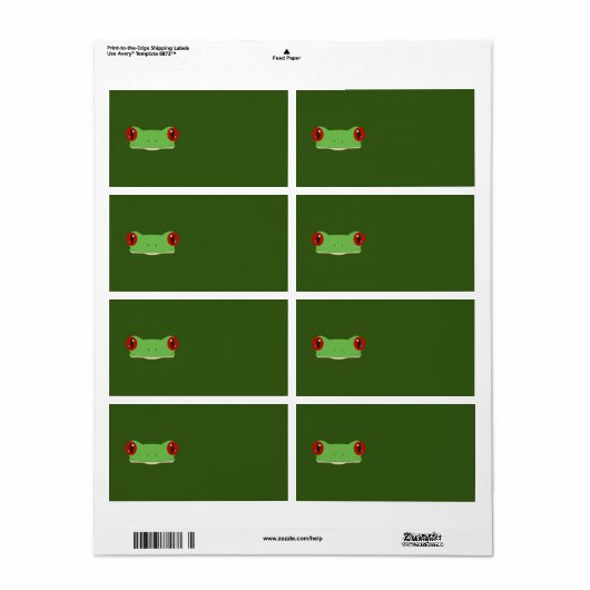 Kikkerzijde Etiket (Full Sheet)